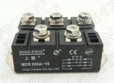 SHANGZHENG上整MDQ200A单相整流器MDQ200A-16 1600V