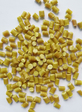 厂家直销黄色PP再生料 聚丙烯塑料颗粒 拉丝注塑级 打包带专用料