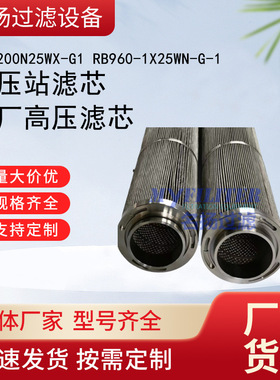 QR1200N25WX-G1 液压站滤芯 电厂高压滤芯 RB960-1X25WN-G-1