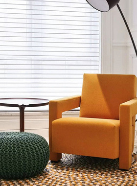 北欧单人沙发椅客厅设计师轻奢现代简约网红款客厅休闲SY-KF41559