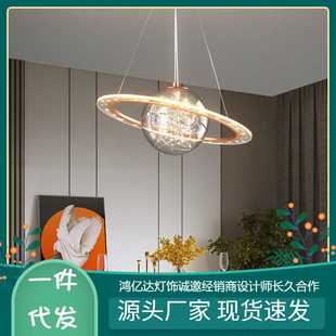轻奢后现代吸顶灯简约创意大气主卧室圆形客厅家用温馨灯具