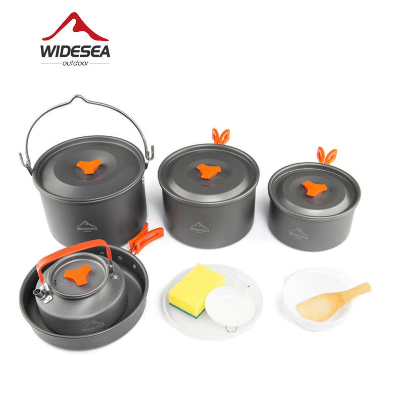 Widesea野营套锅 6-8人便携式带茶壶户外锅 野炊徒步登山露营锅具,模玩/动漫/周边/娃圈三坑/桌游,文化/体育周边,淘宝优惠券,粉丝福利购,淘宝优惠卷