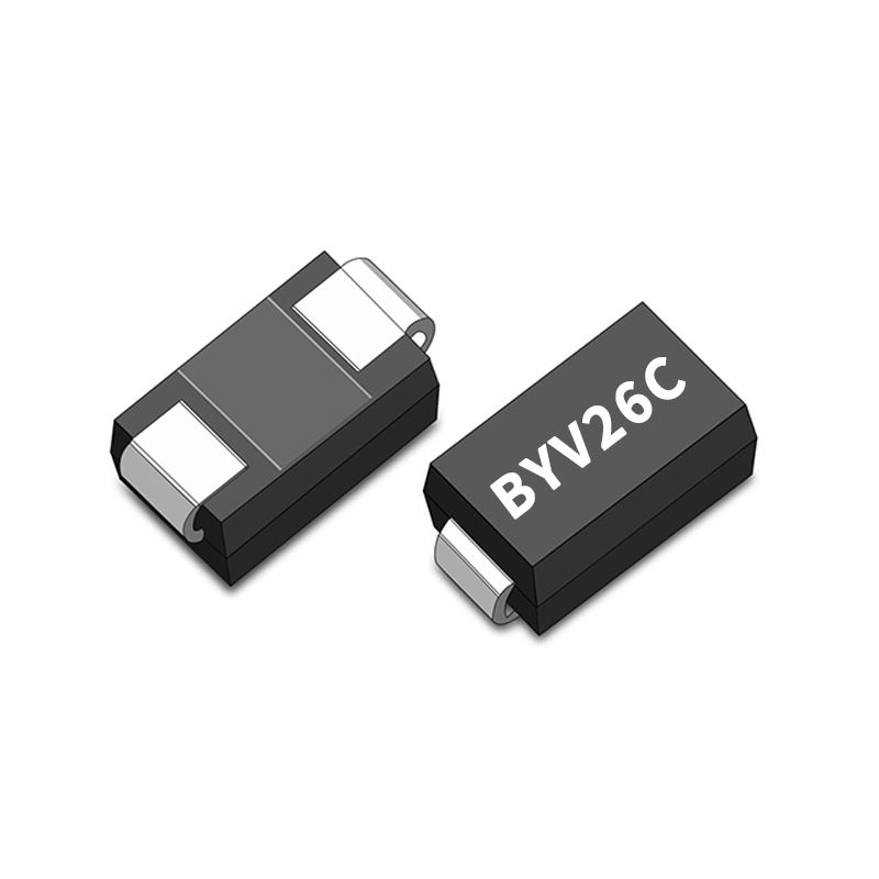 BYV26C 科范微 快恢复管贴片 丝印BYV26C 封装SMA 超快恢复二极管