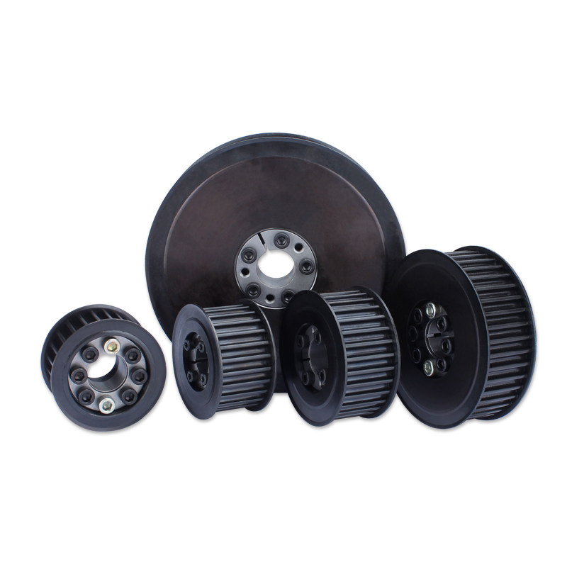 8M涨紧套同步轮24齿免键固定25/30/40齿孔 现货Z2胀紧套同步带轮