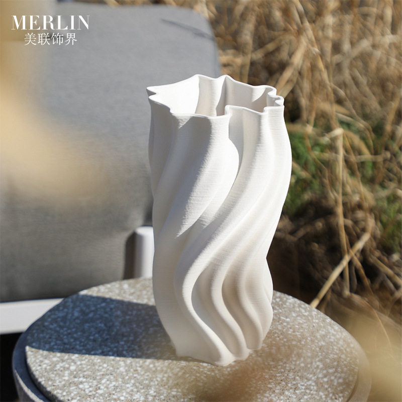 美联饰界3D打印创意家居摆件现代简约装饰品3D花瓶可水培陶瓷花瓶,模玩/动漫/周边/娃圈三坑/桌游,文化/体育周边,淘宝优惠券,粉丝福利购,淘宝优惠卷