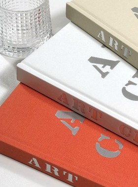 精选样板房软装摆场 简约现代外文装饰真书 陈列摆件摄影拍照道具