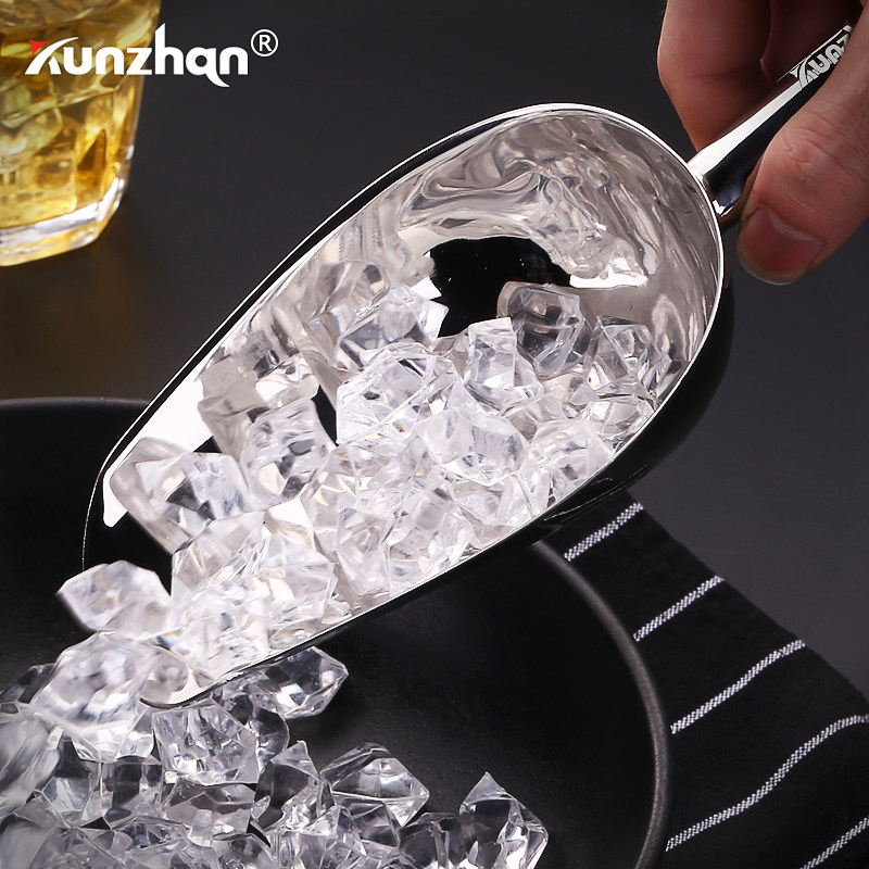 kunzhan 不锈钢冰铲加厚干果铲面粉大米铲子大中小号黄豆铲干货铲