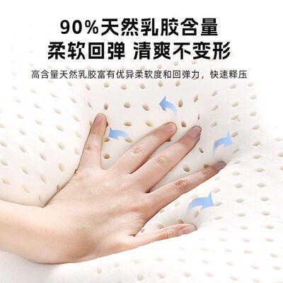 爱车屋汽车枕头护颈枕乳胶腰靠垫车内座椅车载颈枕头靠枕高档3746