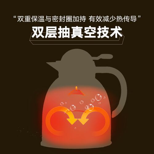 levieu保温壶结婚陪嫁水壶一对红色暖壶小焖茶壶家用迷你热水瓶闷