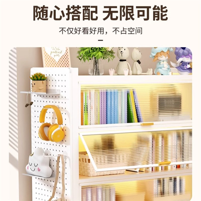 家用置物收纳柜阳台卧室客厅多层鞋柜钢制简易宝宝衣柜防尘储物柜