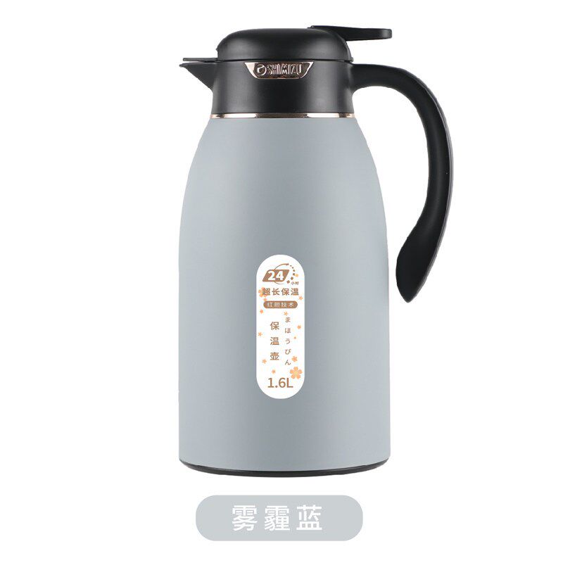 清水家用保温壶办公室宿舍大容量热水瓶玻璃红胆壶嘴防尘小型暖壶