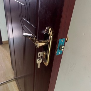 精选执手锁室内卧室单舌头门锁卫生间房间门把手简约实木房门锁具