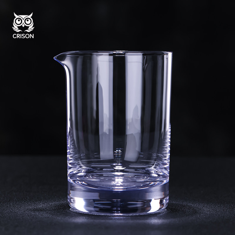 MG702 CRISON光面水晶调酒搅拌 酒吧传奇调酒器混合杯MIXINGGLASS