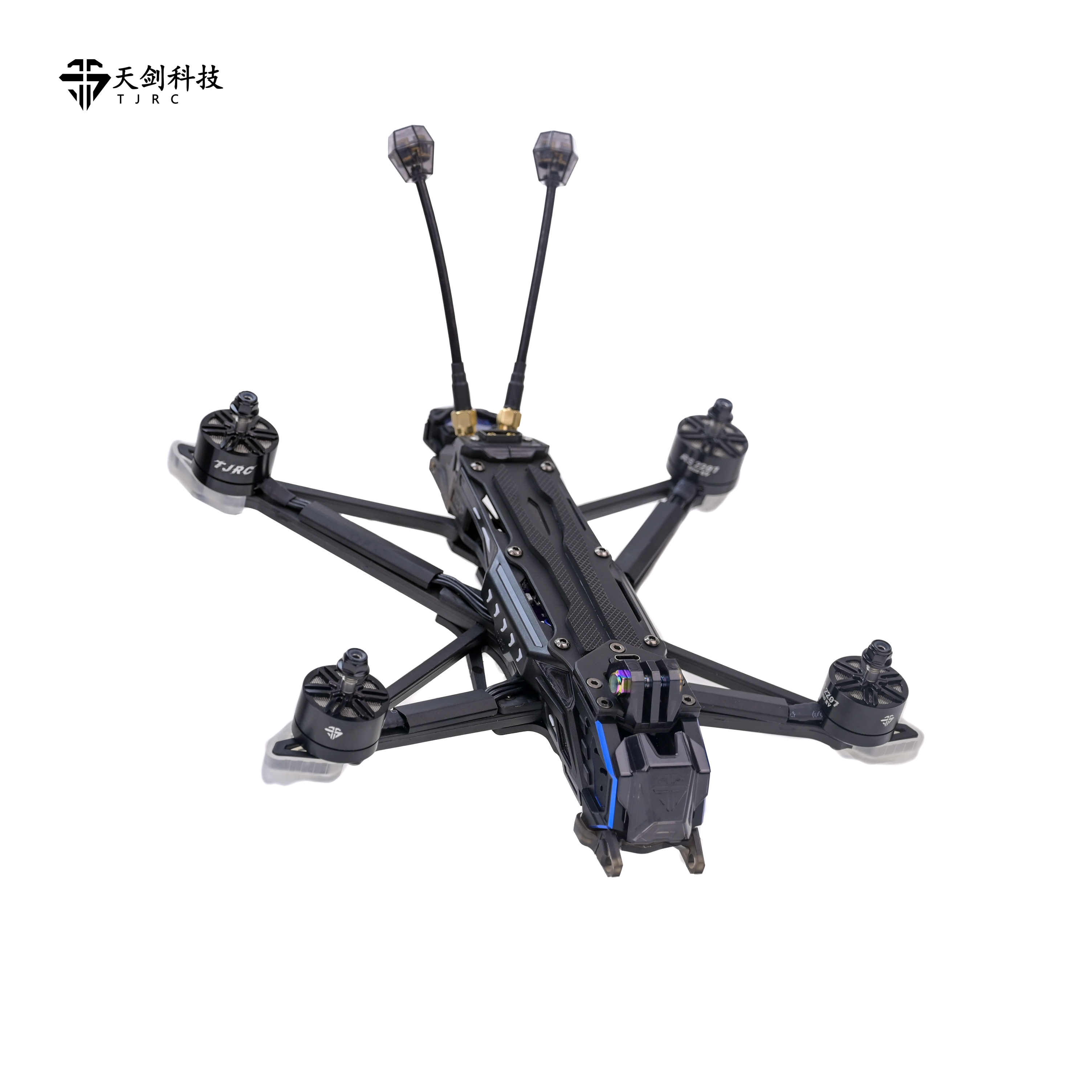 TJRC天剑科技混碳飞剑FJ-5高清拍摄穿越机/标配防水动力套装/机架