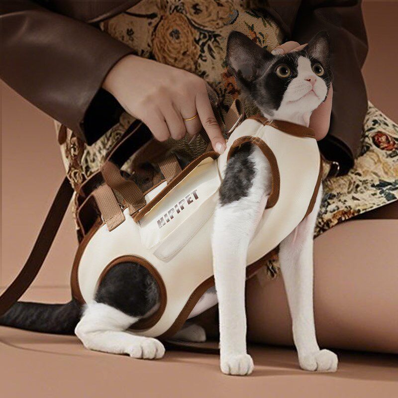 猫包外出便携猫咪宠物p外出包轻便款溜猫神器斜挎露头单肩背带牵