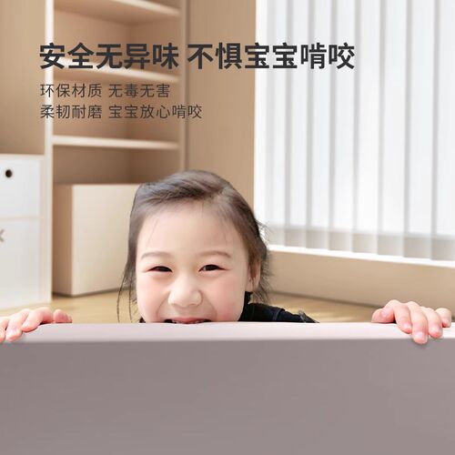 婴幼儿爬行垫防水防护加厚地x垫家用折叠垫子客厅无毒无味防摔宝