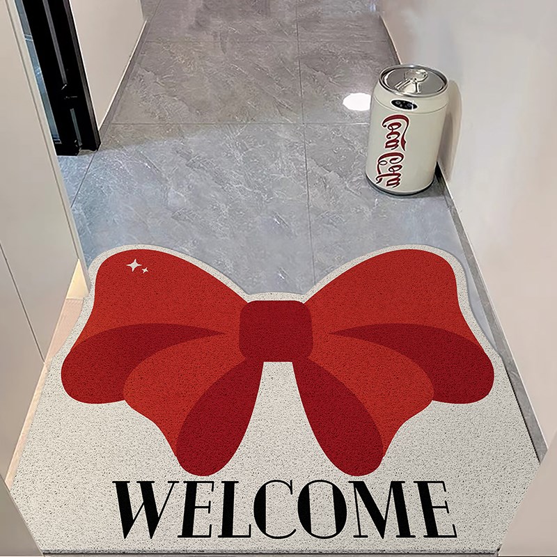 丝圈入户门地垫2024新款进门门口脚垫防滑耐脏玄关地W毯门外蹭脚