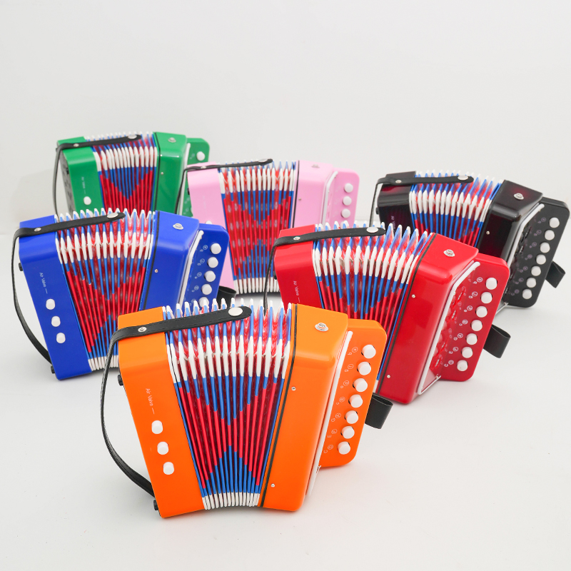 迷你儿童手风琴乐器玩具8/17键贝斯 音乐初学入门演X奏小学生礼物