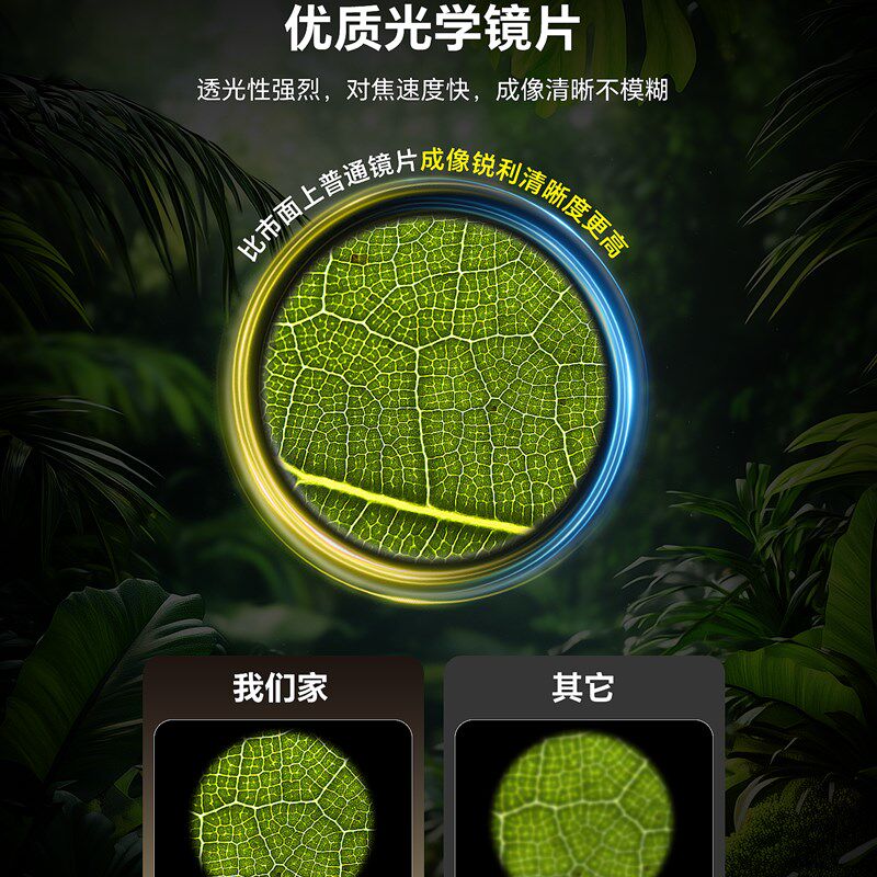 光学显微镜玩具i中儿童便携小学生益智科学实验高清可看细菌放大