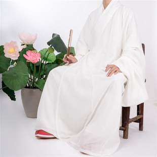 惜物国风 明制传统交领汉服二经绞D罗横卧领小袖道袍长衫春夏秋款