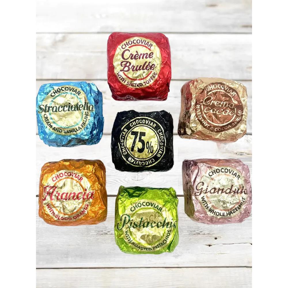 现货 意大利进口闻绮Venchi 75%鱼子酱状黑巧克力夹心喜糖零食