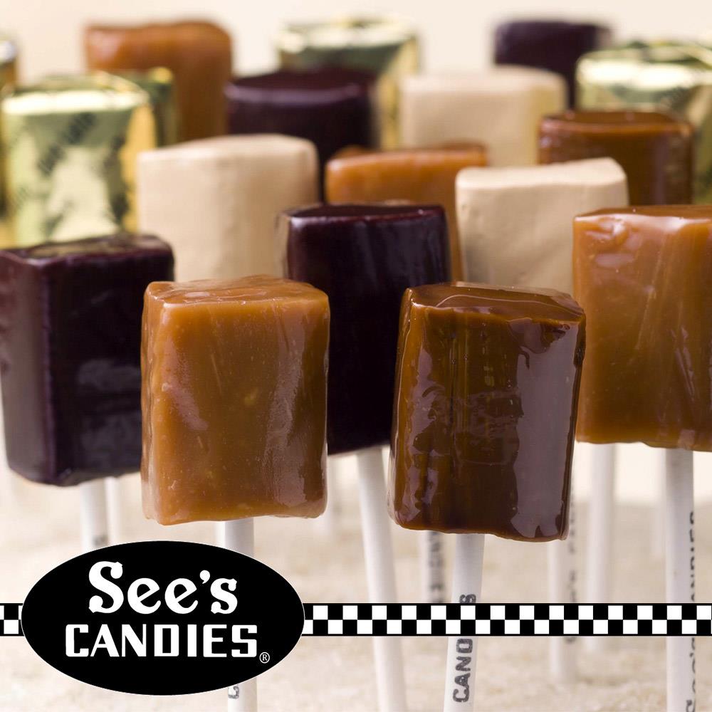 美国Sees candies喜诗时思香草巧克力棒棒糖See's Candies
