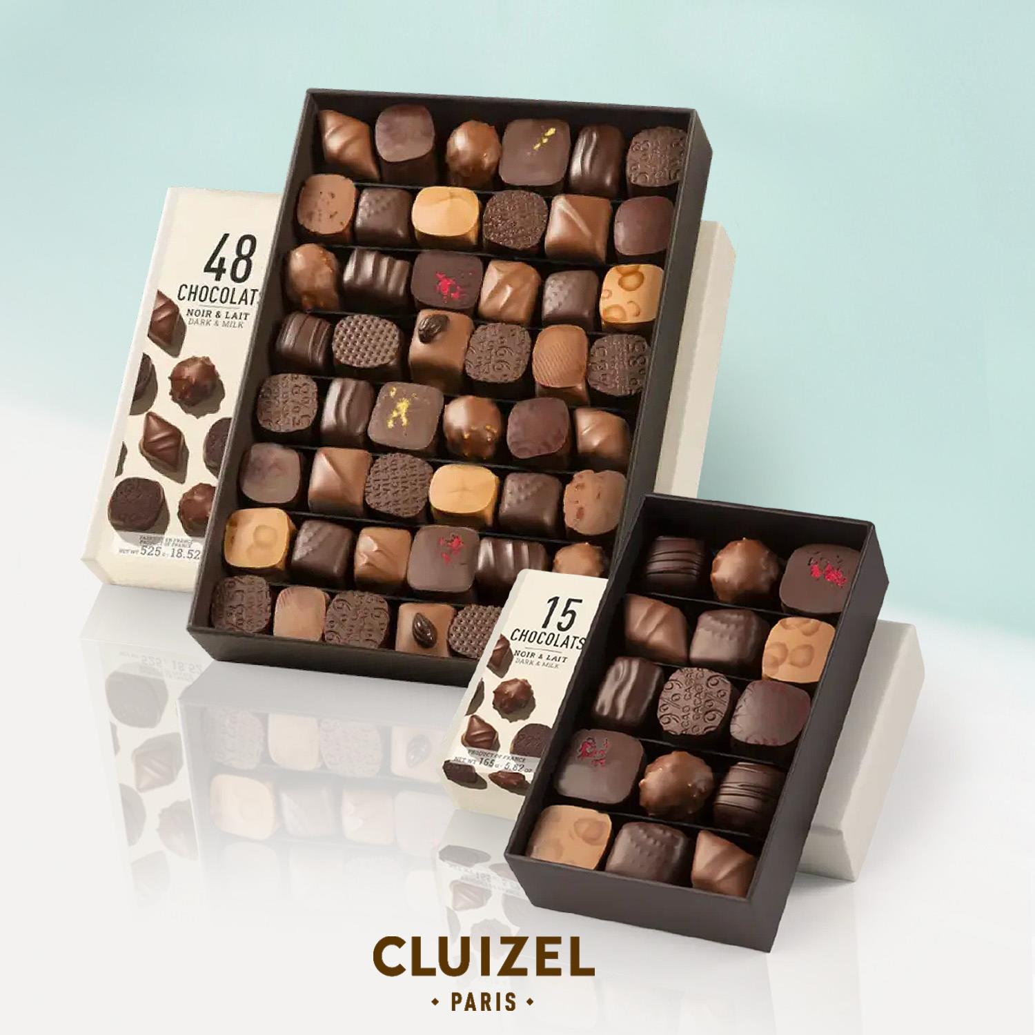 法国进口柯氏michel cluizel 夹心巧克力黑牛奶礼盒节日送礼