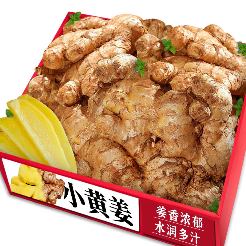 【云南小黄姜】高山种植辛辣十足