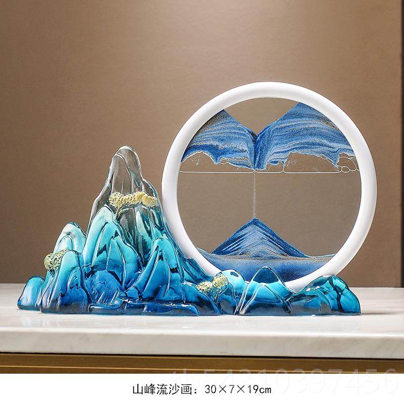 正品轻奢风生水起室沙画摆件礼家居电流视柜酒柜办公装饰开业乔迁,家居饰品,装饰摆件,淘宝优惠券,粉丝福利购,淘宝优惠卷