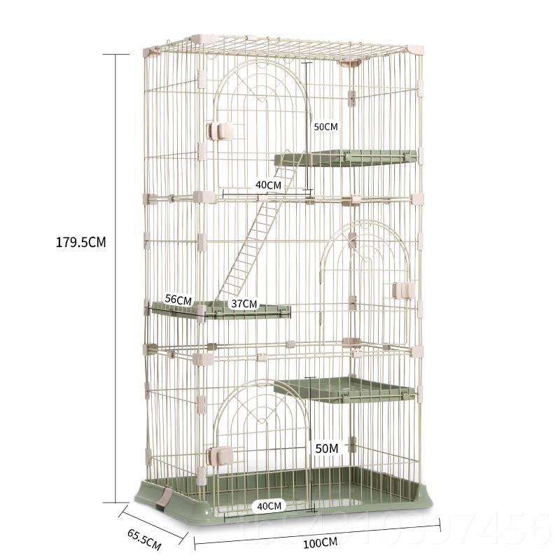 正品猫猫笼家用猫厕体屋猫房猫窝空超大自由间别墅两层不占一地小