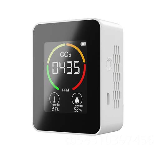 正品二氧化碳检测传感仪器便式CO2浓度气质携量氧气空监测家用含