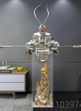 正品斗战天胜佛摆件厅玄关装饰客齐大圣孙悟空办公室地摆设落开业