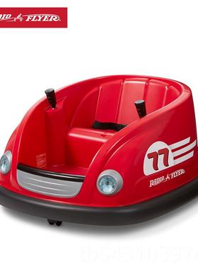 正品美人国adio儿Flyer童遥控电动车碰R碰车可坐电动车卡丁车充电