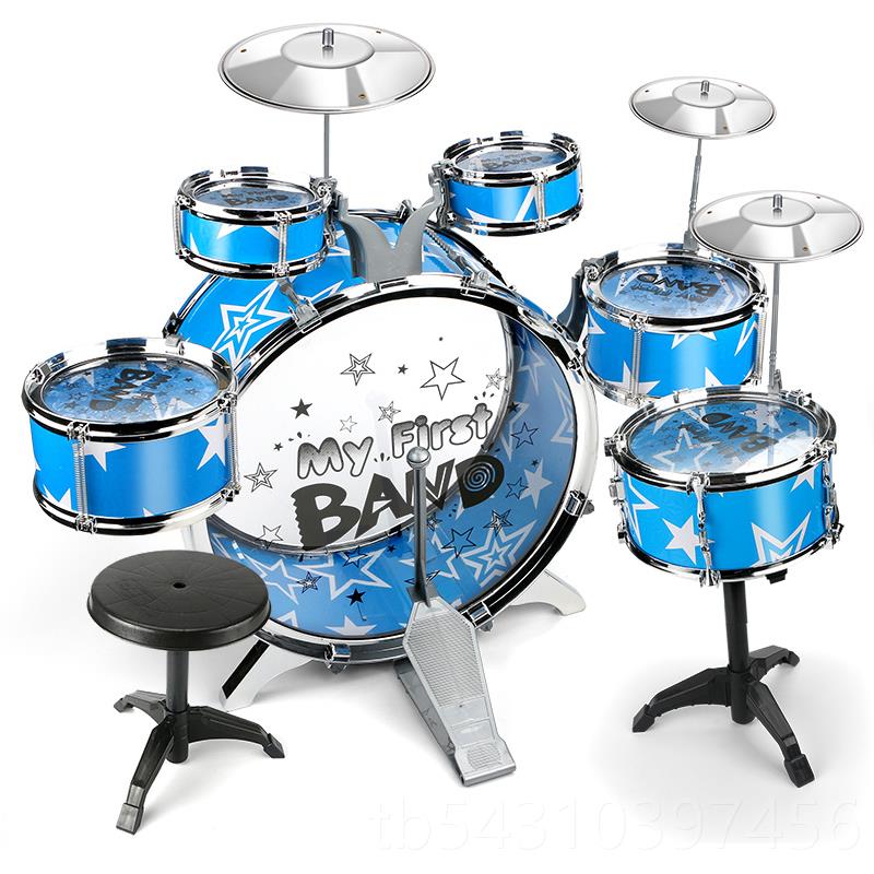 正品加大号架子鼓 儿鼓童爵玩具士 初学者 入门宝宝1-器3-6岁乐男