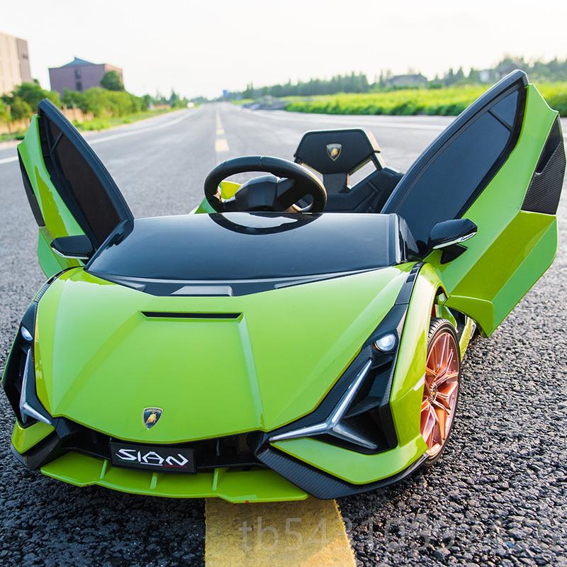 正品兰基尼儿童电动车儿四轮博玩具小车可坐人小孩宝宝婴遥汽控跑