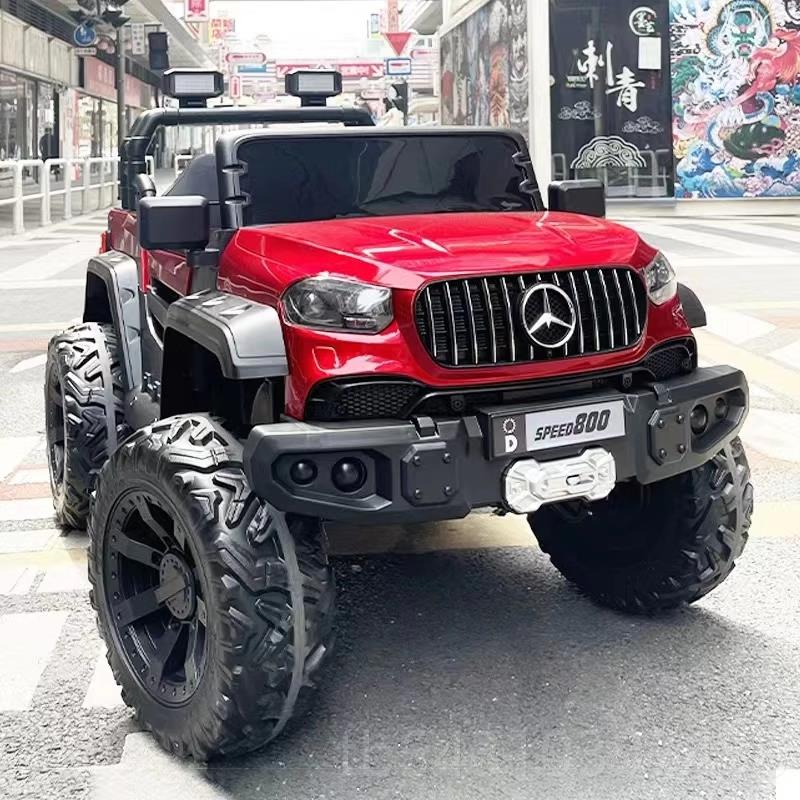 正品双人儿电动车四轮宝宝小孩控玩具童汽车可遥两人双座坐超大g