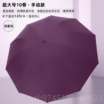 高档雨伞两大用男女超加大号加厚加固抗风防风暴雨专用叠定制LOG