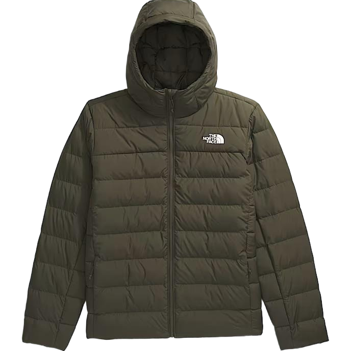 北面男款字母logo连帽拉链外套