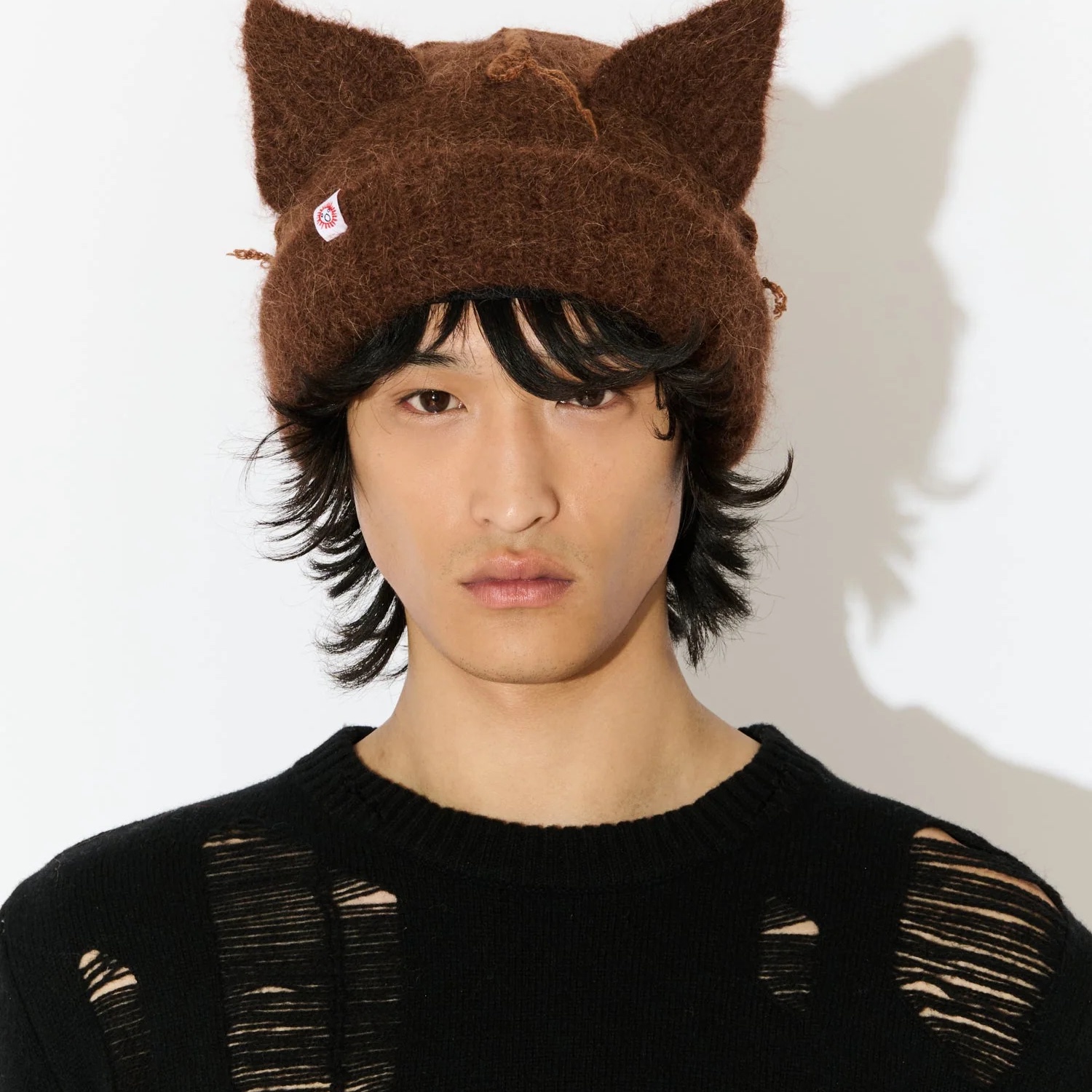 【Charles Jeffrey LOVERBOY】正品 可爱造型羊羔绒帽子新款