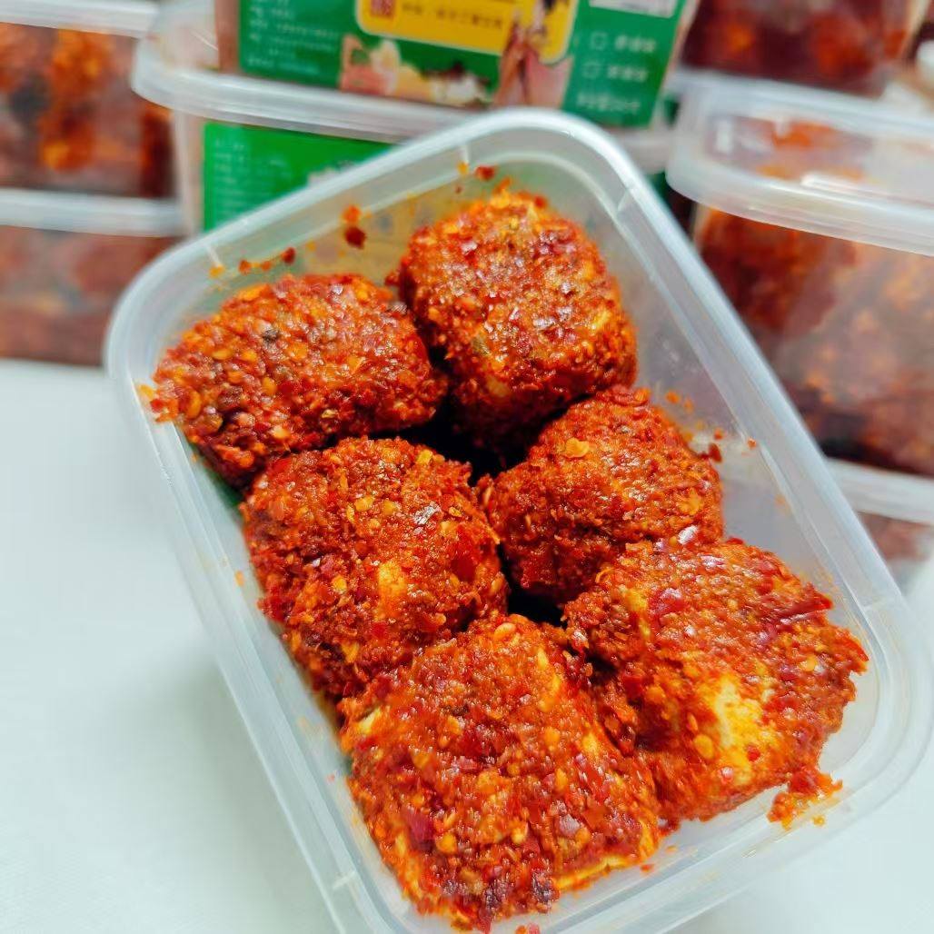 江西豆腐乳赣南特产农客家手工香辣麻辣味下饭菜正宗毛霉豆腐无油