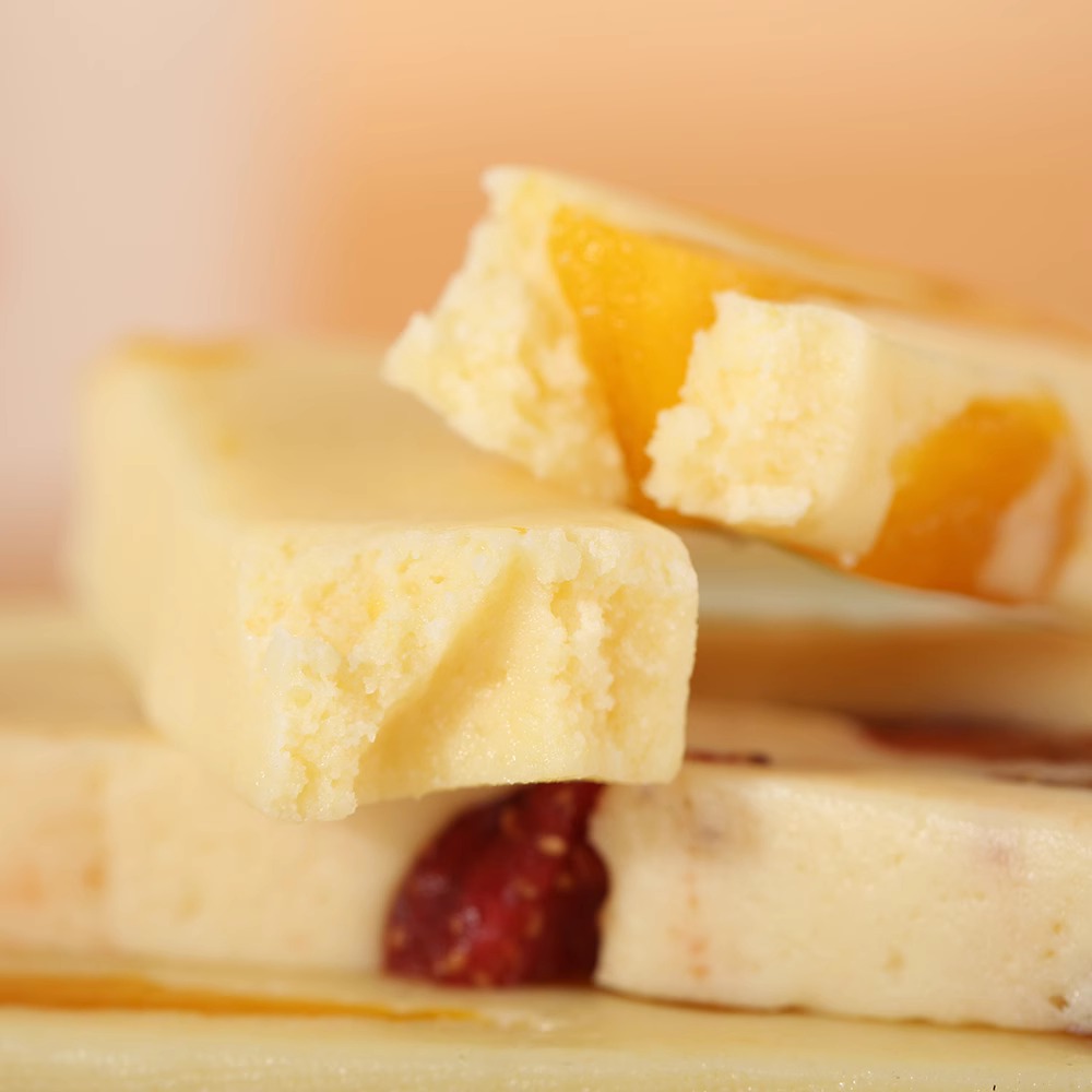 酪传奇芒果之恋奶酪巴旦木芝士奶块孕妇零食巴旦木水果奶块250克