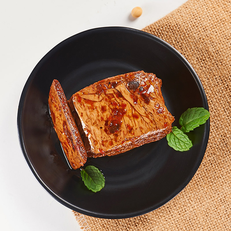 重庆特产 武隆羊角豆干 素肉208g袋装 麻辣五香 办公休闲小吃零食