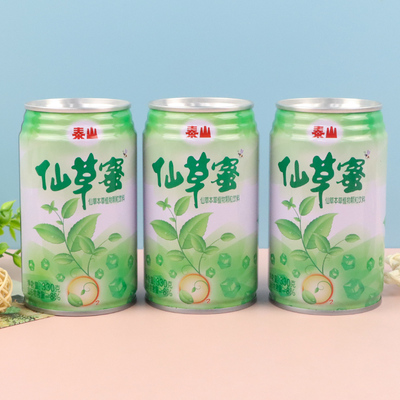泰山仙草蜜24瓶装*330ml特产怀旧烧仙草果冻夏季解渴凉茶饮料整箱