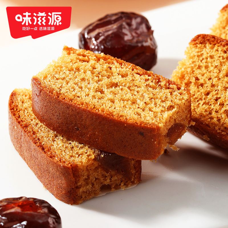 老人家吃的零食入口即化的无牙老北京枣糕面包营养早餐红枣泥点心