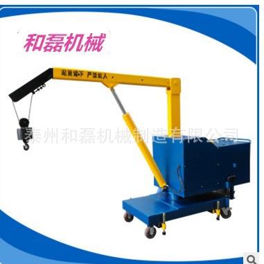 制造HLQY-800手推微型模具吊车手推旋转吊车液压吊机