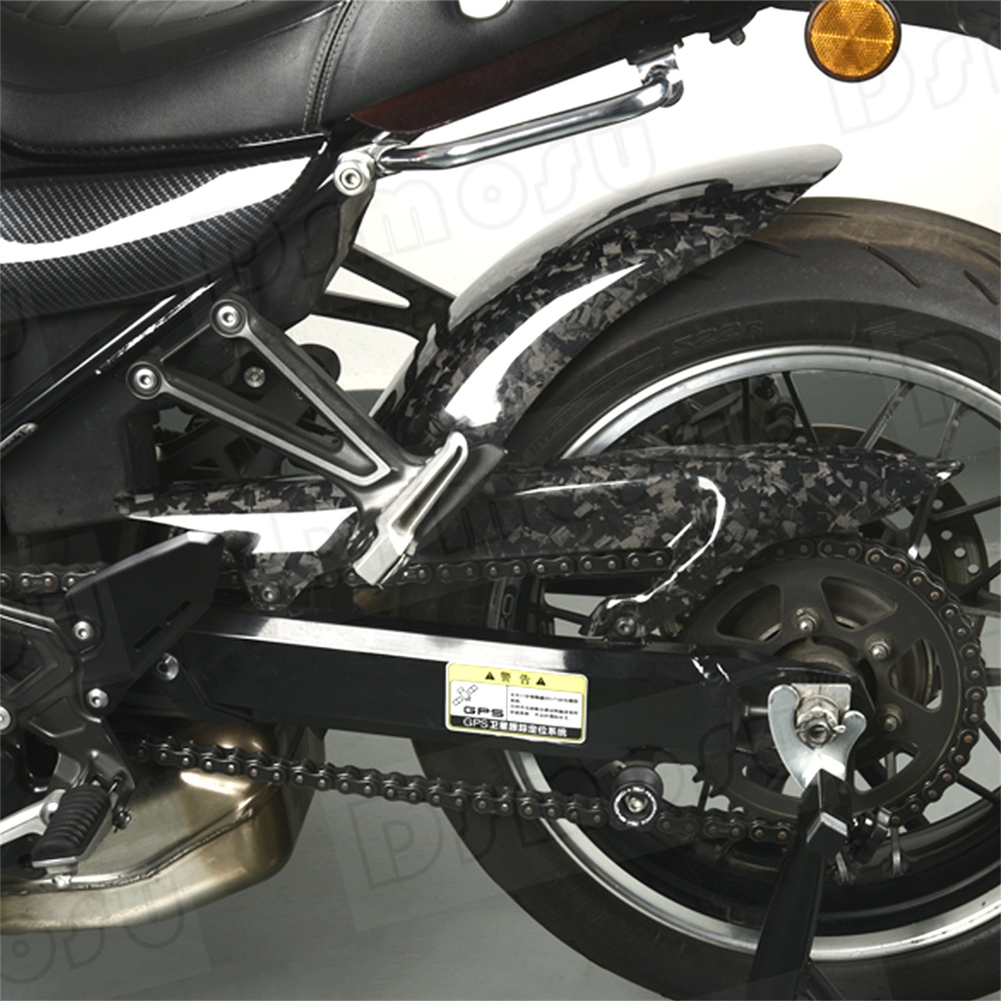 川崎Z900rs加长后挡泥板