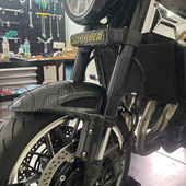 加长前挡泥板 适用于川崎Z900RS 改装 26款 挡泥防沙加长板配件