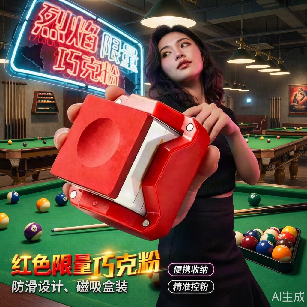 台球巧克粉7500目干性职业巧克粉图片