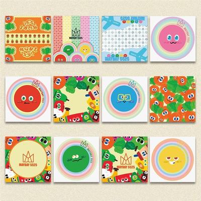 36张五月天方卡5525回到那一天演唱会粉丝应援物料自印明信片小卡