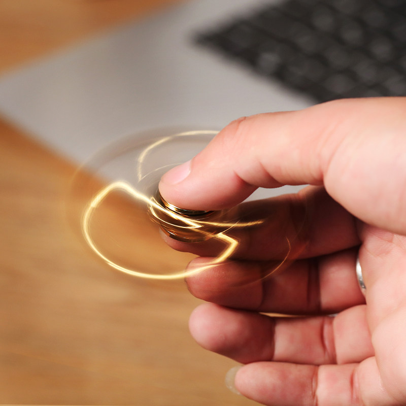 中邦指尖陀螺钥匙扣男士腰挂创意多功能不锈钢P汽车钥匙圈环链挂